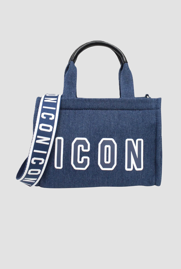 Borsetta a mano e tracolla donna denim blue 