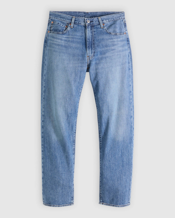 Jeans relaxes straight uomo blu medio 