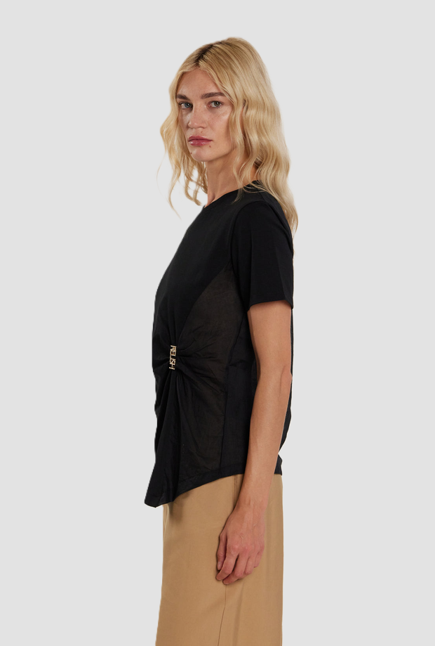T-shirt Firsty donna nero 