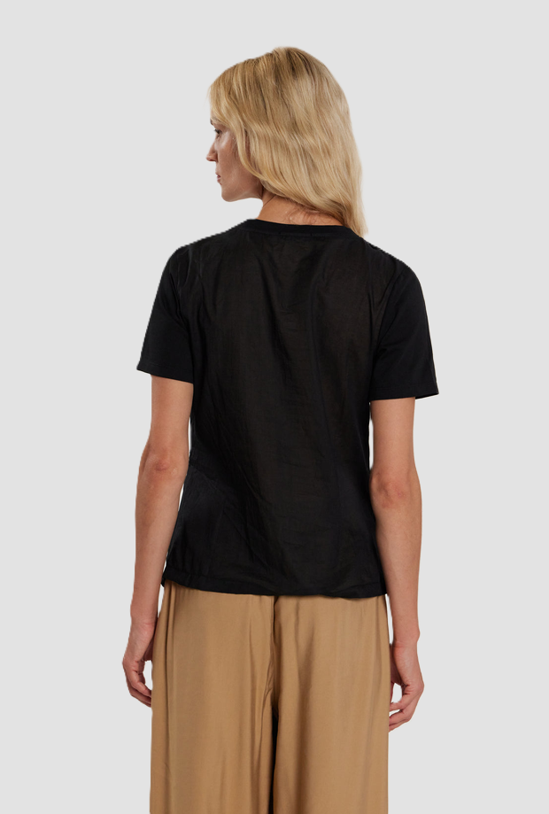 T-shirt Firsty donna nero 