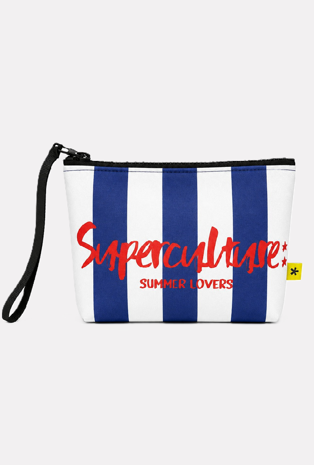 SUPERCULTURE POCHETTE-03WHITE/BLU